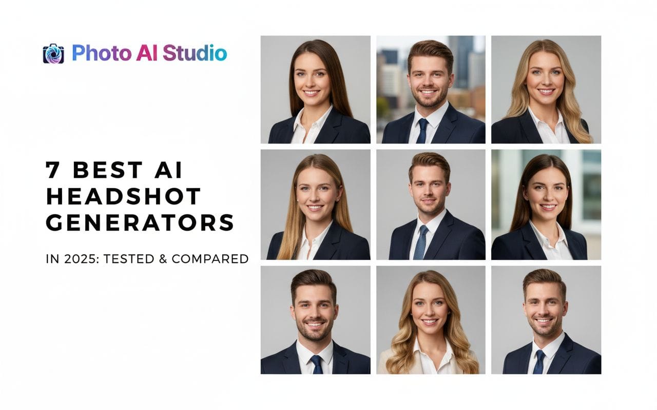 7 Best AI Headshot Generators in 2025: Tested & Compared