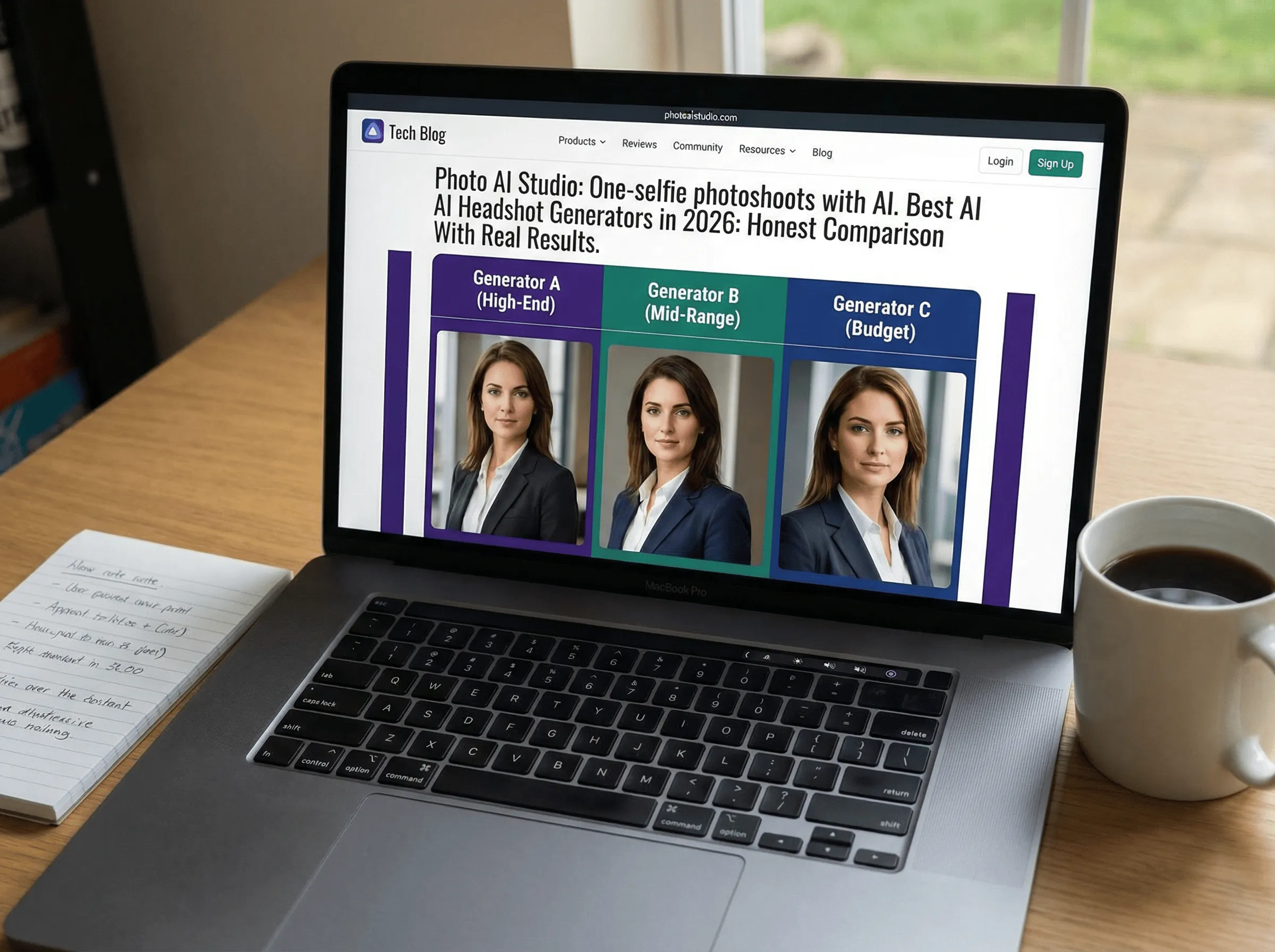 Professional comparing traditional photography costs versus AI headshot generator pricing showing dramatic cost savings and time efficiency with Photo AI Studio