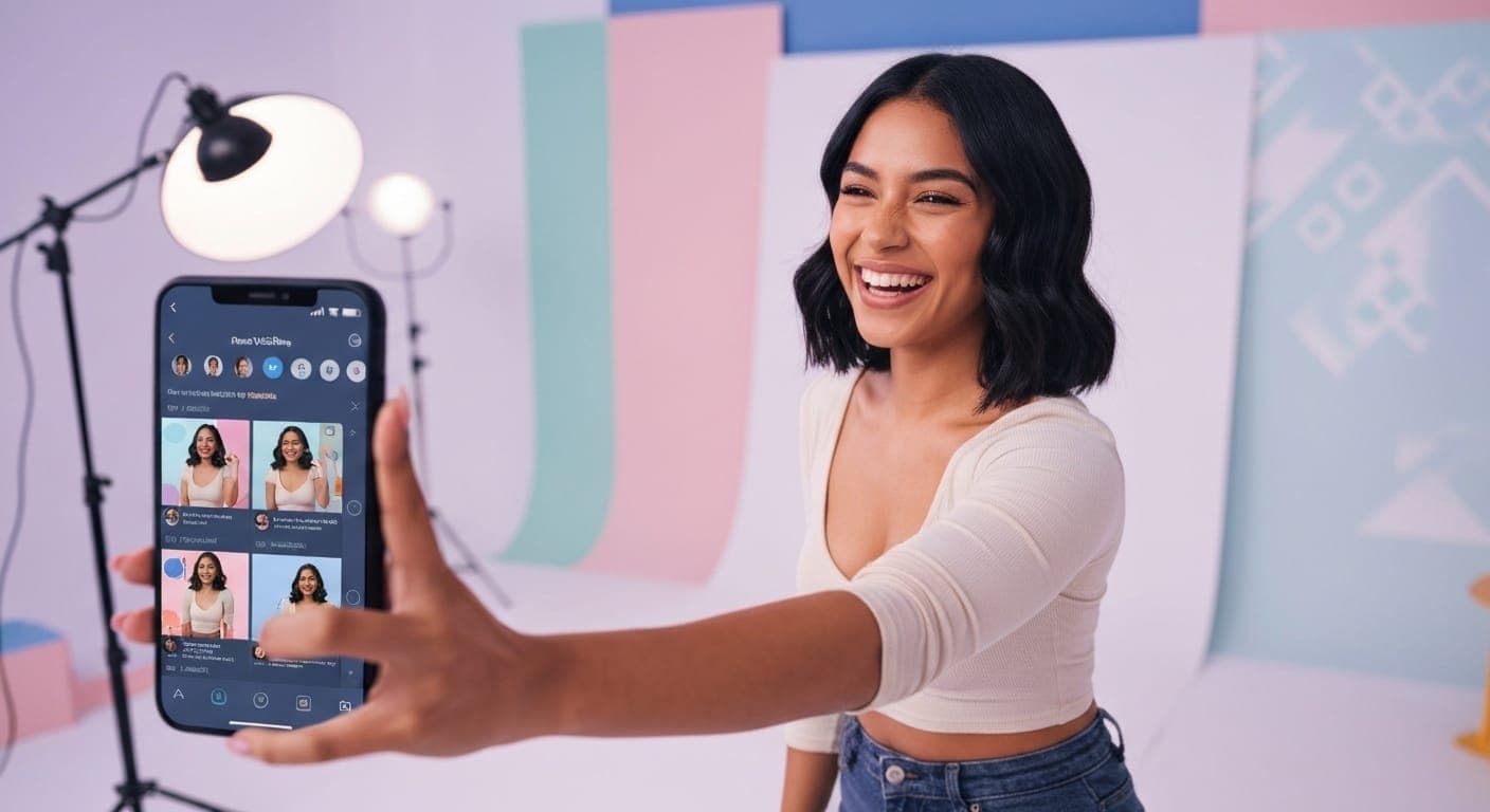 صورة رومانسية تم إنشاؤها بواسطة الذكاء الاصطناعي لملفات تعريف المواعدة تسلط الضوء على الاتصال.