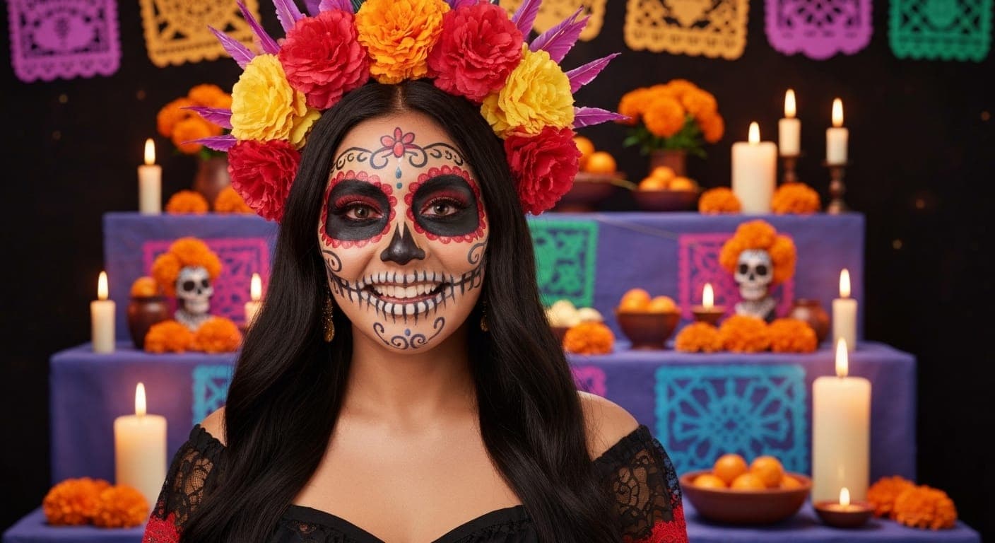 Transform Your Memories with AI-Powered Día de Muertos Photography