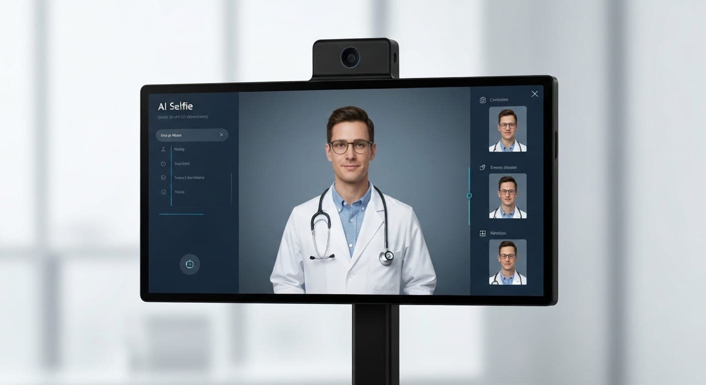 Fotografías médicas generadas por IA que capturan una atención médica compasiva.