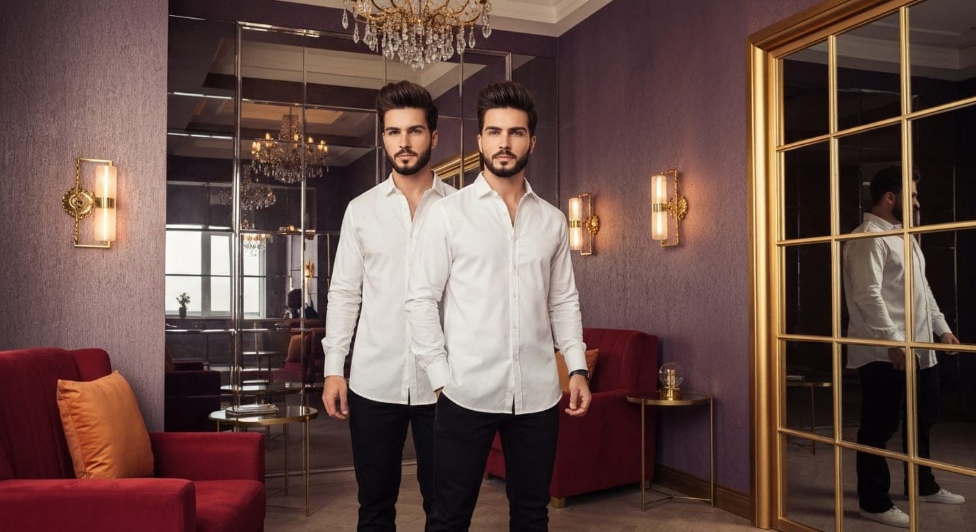 Dazzling AI-generated glam doll fashion image that exemplifies elegance