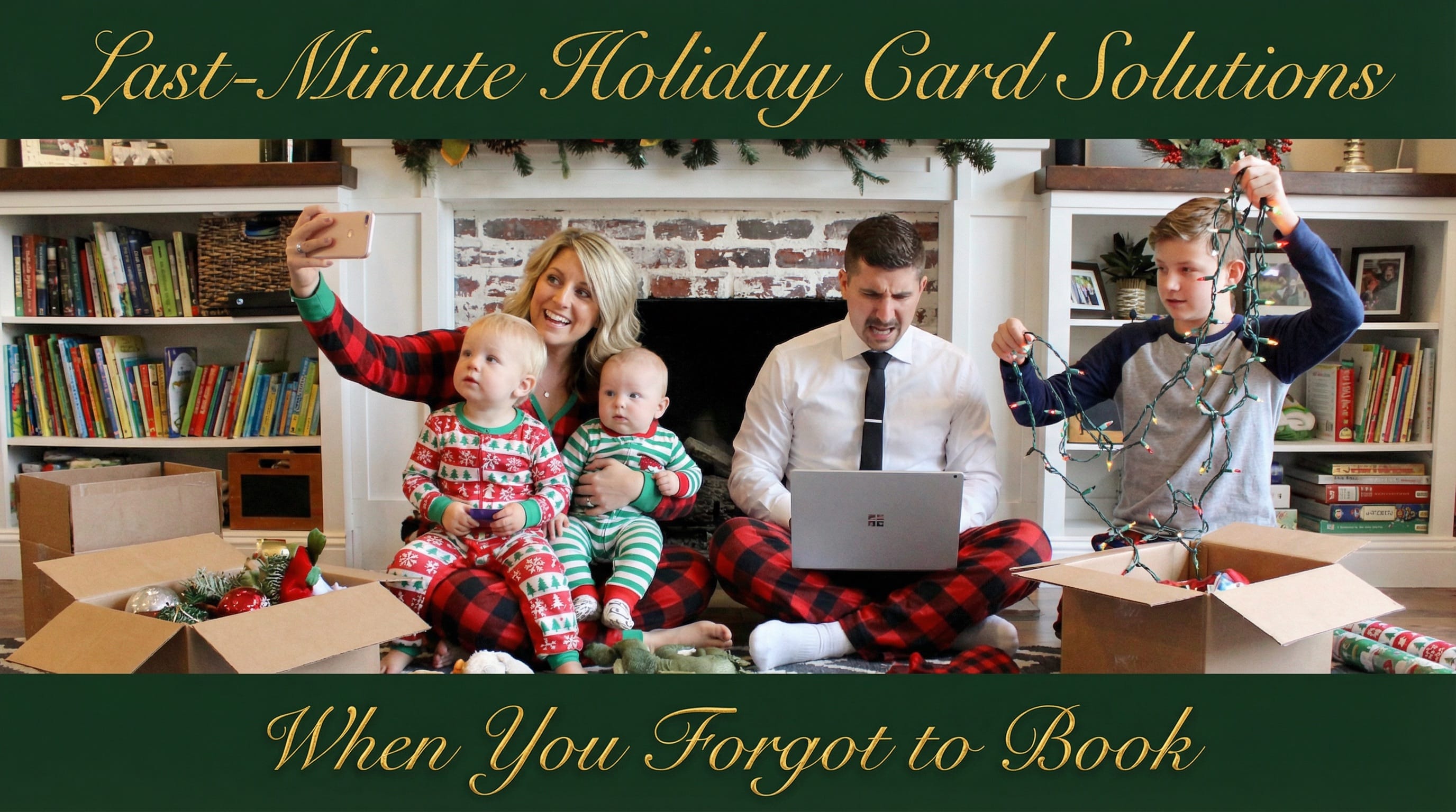 Soluciones de Tarjetas Navideñas de Último Momento