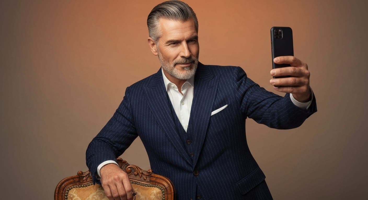 Old Money themed photoshoot showcasing classic elegance and sophistication