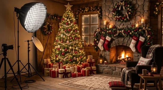 Christmas Photoshoot Ideas: 50+ Creative Poses & Themes