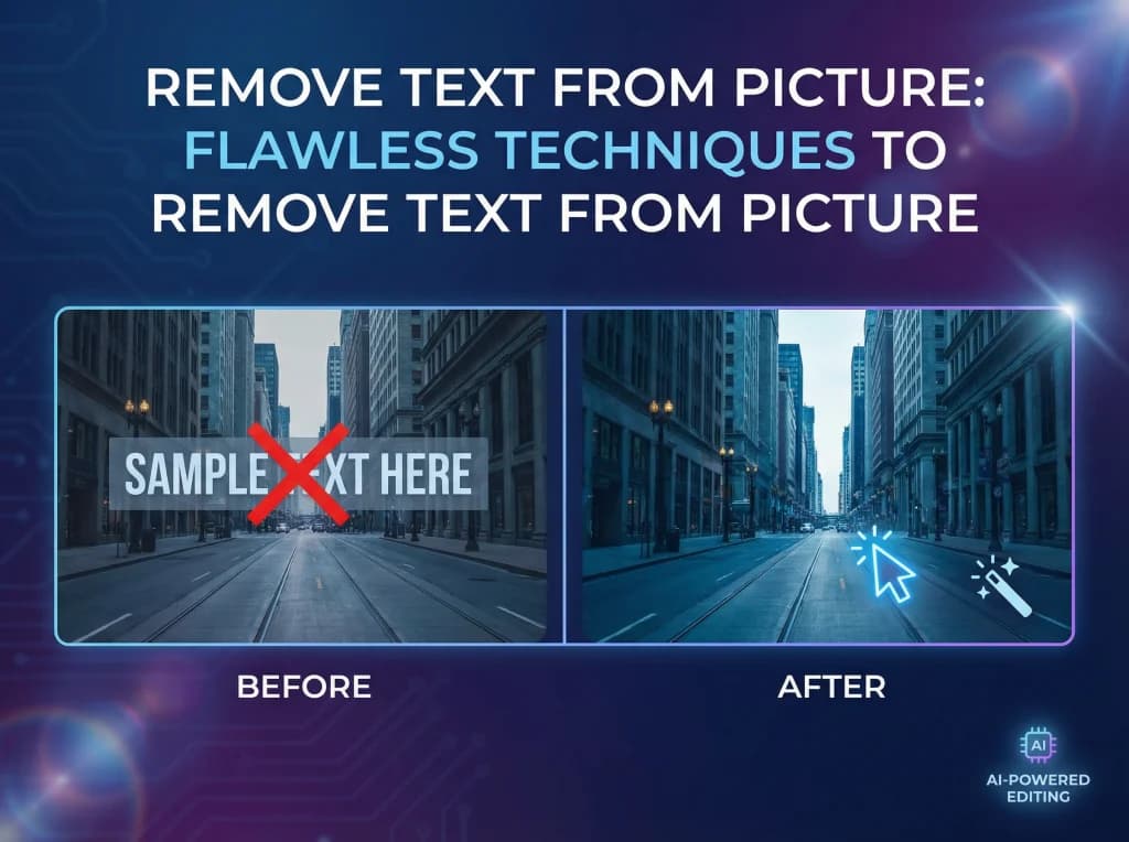 Remove Text From Picture: Flawless Techniques to remove text from picture