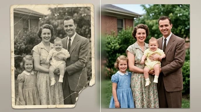 Best AI Photo Restoration: Fix Old & Damaged Photos