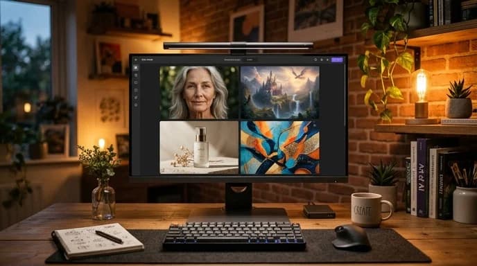 Melhores Geradores de Imagens com IA Grátis (2026)