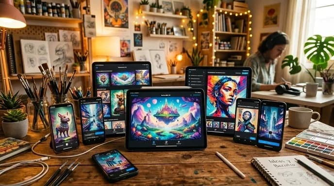 Mejores Apps para Crear Imágenes con IA Gratis (2026)