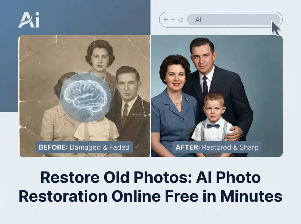 Restore Old Photos: ai photo restoration online free in Minutes
