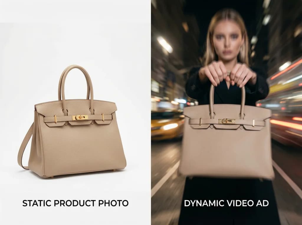 IA de Imagen a Video: Convierte Fotos de Productos en Videos Virales para Anuncios