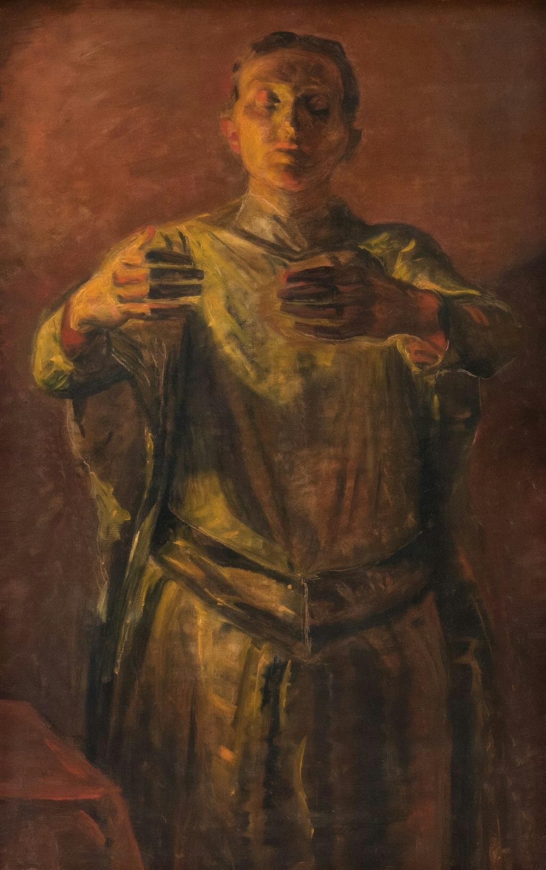 Title: Lady Macbeth. Study Creator: Zahrtmann, Kristian Date: 1899 Providing institution: National Gallery of Denmark Aggregator: MUSEU Providing Country: Denmark Public Domain Lady Macbeth. Study by Zahrtmann, Kristian - 1899 - National Gallery of Denmark, Denmark - Public Domain.